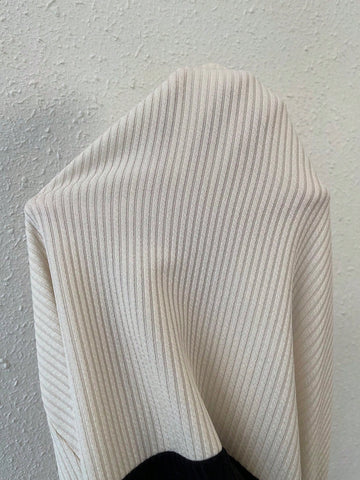 Two Tone Mock Neck Tee