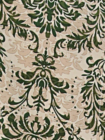 Vintage Printed Ruffle Hem Top With Wide-Leg Pants Set