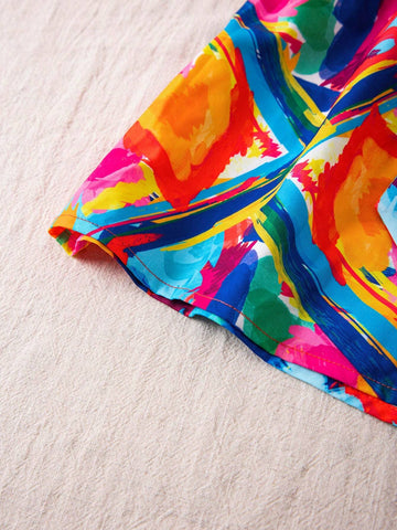 Wide-Leg Loose Weave Pattern Jumpsuit For Women