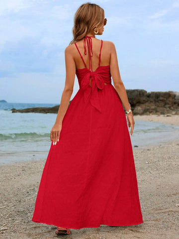 Women's Fashionable Spring Summer Vacation Dress