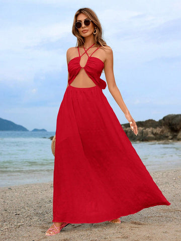 Women's Fashionable Spring Summer Vacation Dress
