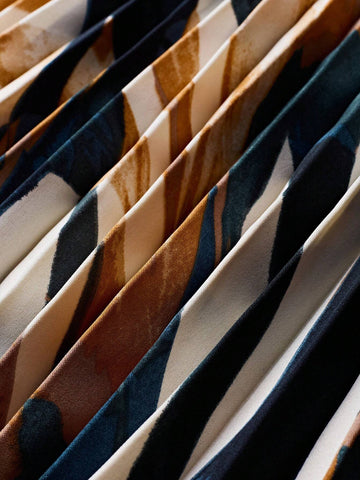 VCAY Women's Geometric Printed Pleated Maxi Casual Skirt For Vacation