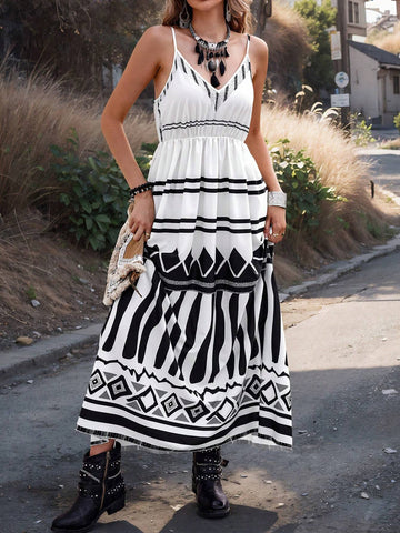 Women's Random Printed Dress