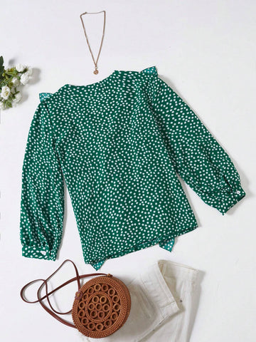 VCAY Women's Random Printed Simple Daily Shirt