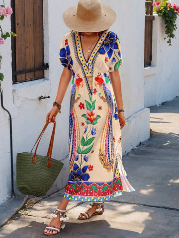 Women's Simple Daily Random Printed Dress