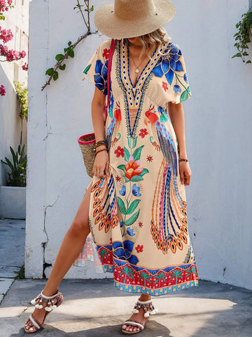 Women's Simple Daily Random Printed Dress