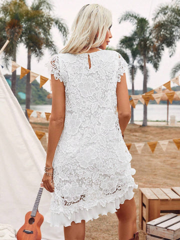 Women's Water-Soluble Lace Dress
