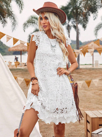 Women's Water-Soluble Lace Dress