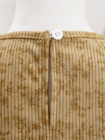 Young Girl' Fashionable Casual Basic Sweet Elegant Corduroy Floral Fabric 3D Warm Comfortable Cozy Vivid Suitable For Party, Gathering, Outing, Shopping, Vacation, Daily Wear, Spring, Autumn, Winter, Sweet Sweetheart Fitted Long Sleeve Dress