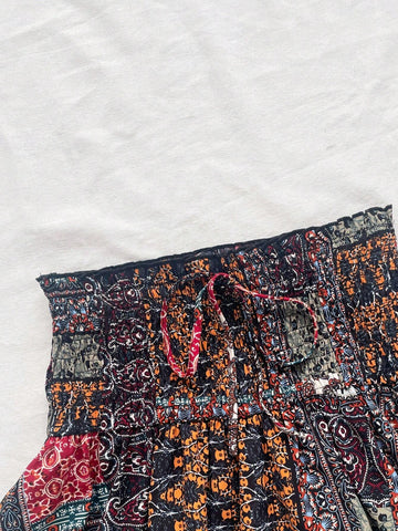 WYWH Casual Vacation Double Layered Ruffle Hem Women's Shorts With Elastic Waist