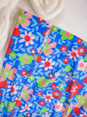 Floral Print Spaghetti Strap Dress For Women