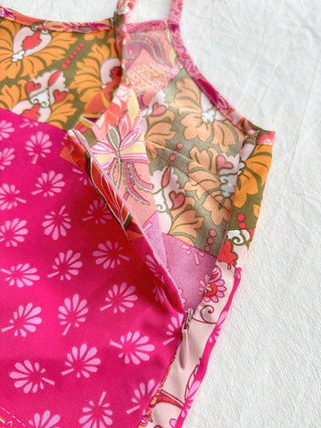 Ladies' Fashionable Summer Loose Casual Jumpsuit With Spaghetti Straps For Vacation