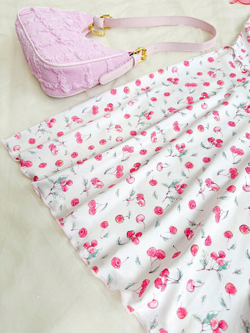 Small Floral Print Spaghetti Strap Dress