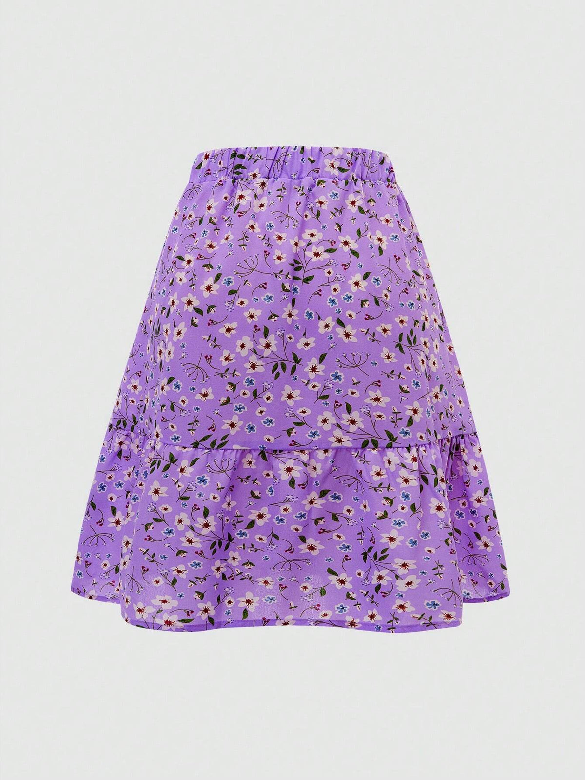 WYWH Summer Casual Ditsy Floral Print A-Line Skirt