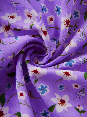 WYWH Summer Casual Ditsy Floral Print A-Line Skirt