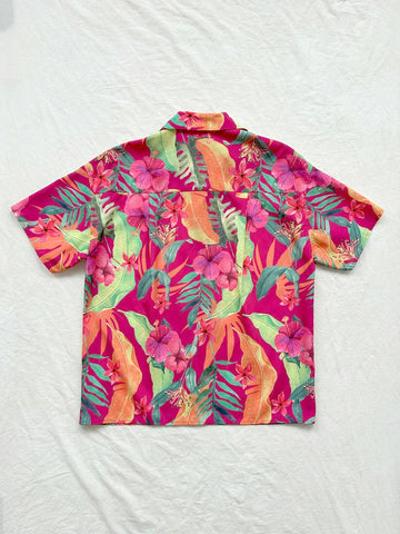Tropical Printed Casual Loose Vacation Shirt
