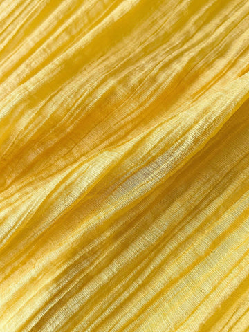WYWH Women Holiday Style Romantic Yellow Chiffon Dress With Multi-Layered Ruffled Trim And Tie Shoulder Straps, Perfect For Summer
