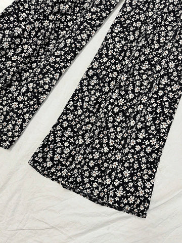 WYWH Women's Casual-Fitting Floral Printed Vacation Leisure Pants