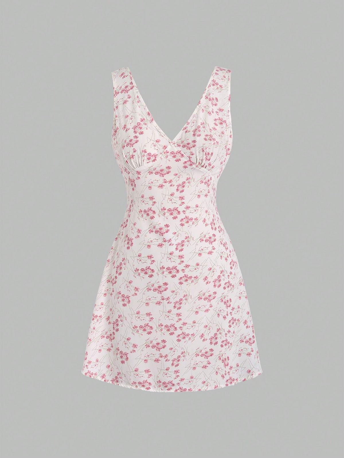 Women's Ditsy Floral Sleeveless Summer Holiday Dress