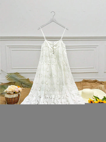 Women's Holiday Romantic Pastoral Seaside Casual Holiday Burnt Flower Texture Shell