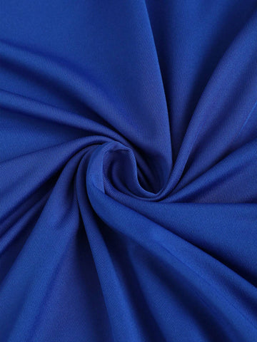 Casual/Work 3/4 Sleeve Mid-Length Dress, Comfortable Wear For Spring/Autumn