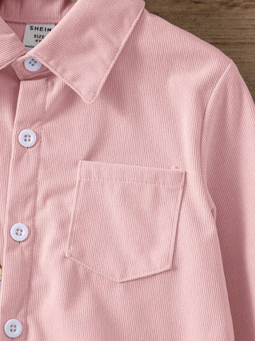 Young Girl Comfortable Casual Cat Print Long Sleeve Shirt For Autumn/Winter