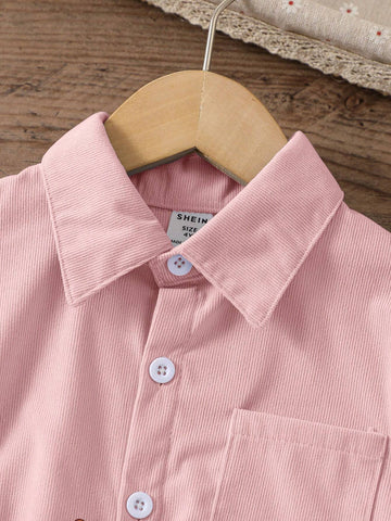 Young Girl Comfortable Casual Cat Print Long Sleeve Shirt For Autumn/Winter