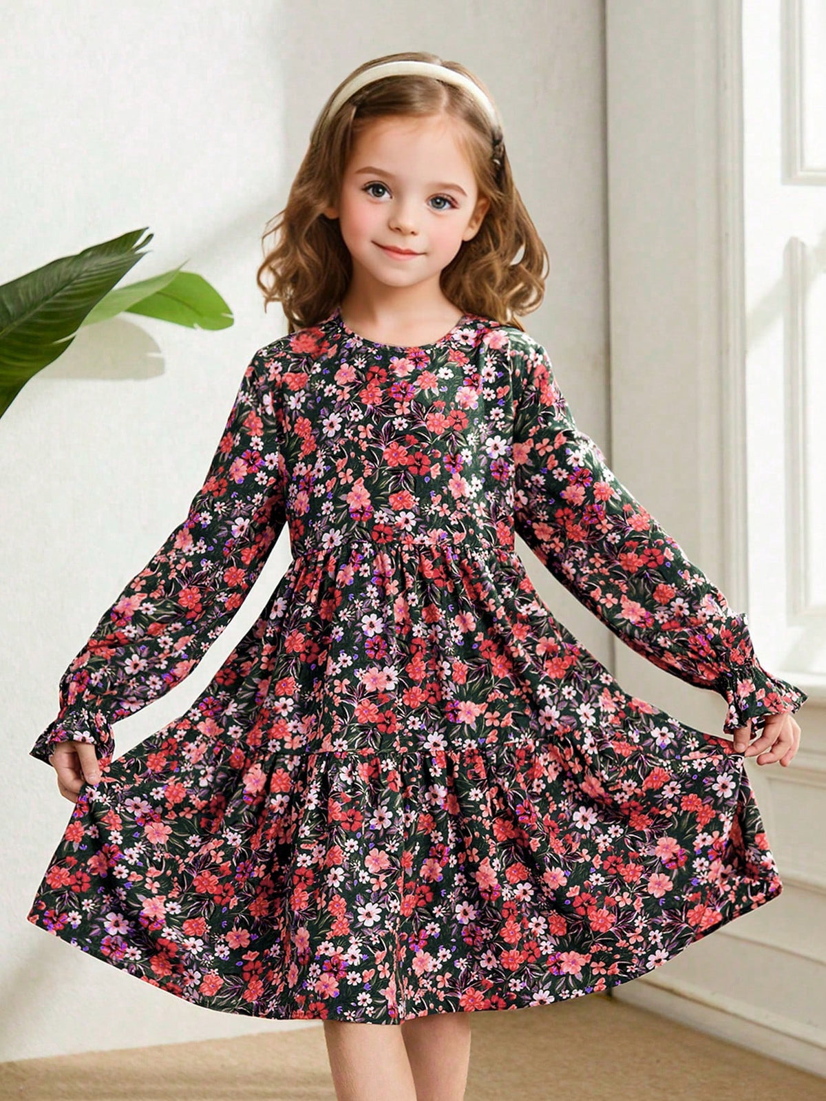 Young Girl Cute Pink 3D ButterFly Shaped Cap Sleeve Dress , Fashionable,For Halloween,For Christmas
