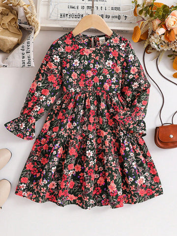 Young Girl Cute Pink 3D ButterFly Shaped Cap Sleeve Dress , Fashionable,For Halloween,For Christmas