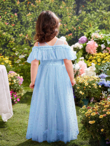 Young Girl Elegant Lovely Party Dress For Girls (Toddler)