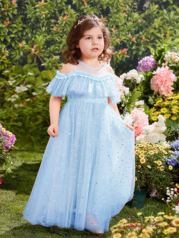 Young Girl Elegant Lovely Party Dress For Girls (Toddler)
