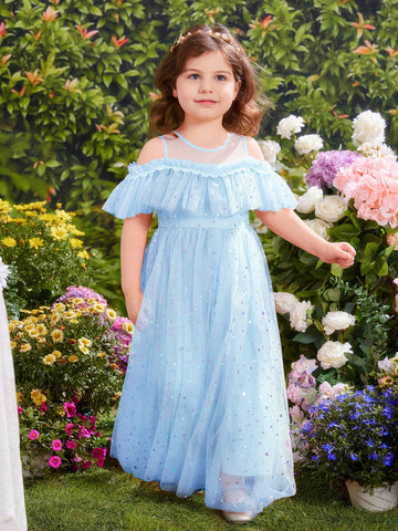 Young Girl Elegant Lovely Party Dress For Girls (Toddler)
