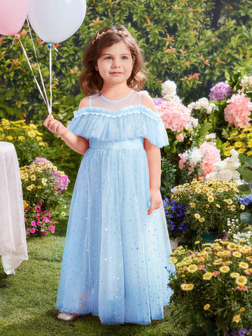 Young Girl Elegant Lovely Party Dress For Girls (Toddler)