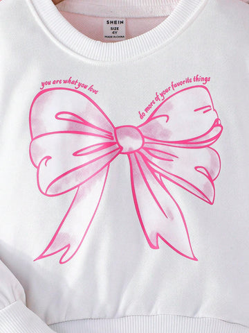 Young Girl Fashionable Casual Unicorn Print Mesh Splicing Long Sleeve Dress, Autumn