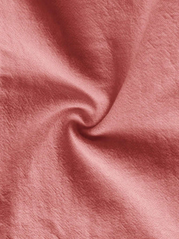 Young Girl Woven Solid Color Sleeveless Ruffle Hem Casual Loose Jumpsuit