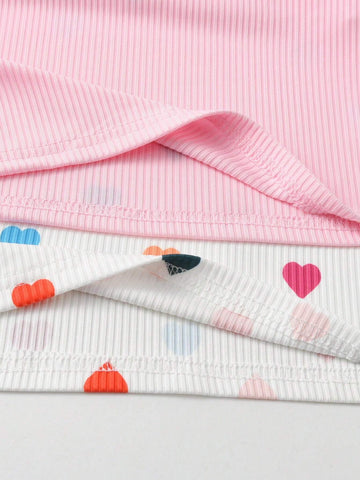 Young Girls Casual Ruffle Trim Long Sleeve Dress, Spring Autumn