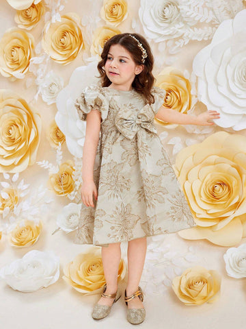 Young Girls Elegant Banquet Gorgeous Style Dress