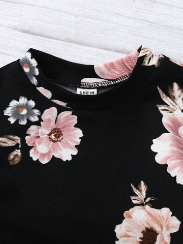 Young Girl's Fashionable And Elegant Casual Dress