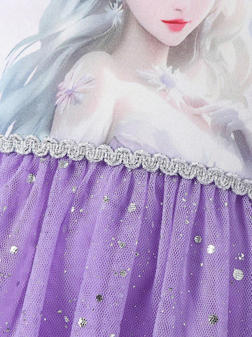 Young Girls Frozen Princess Cute & Dress