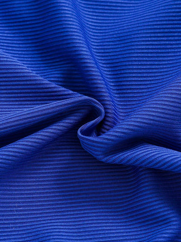 Young Girl's Rose Pattern Ribbed Woven Fabric Print Dress For Summer Vacation Party