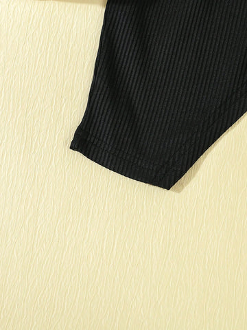 Young Girl's Solid Color Fashionable Summer Dress + Belt