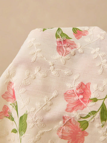 Women's Vacation Casual Floral Print Tie Front Sleeveless Shirt