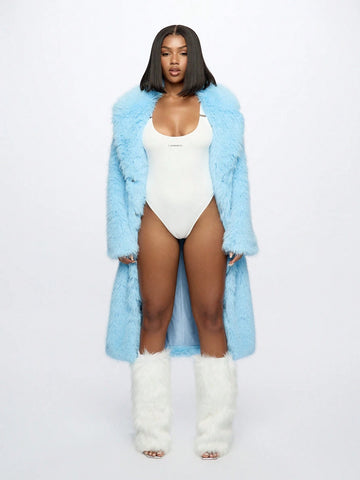 SUMWON WOMEN High Rise Logo Print Bodysuit With Shoulder Detail