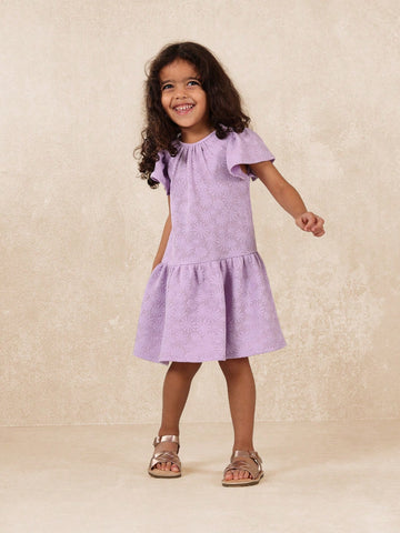 Young GirlsComfy Young Girls Jersey Brodaire Dress