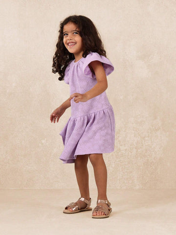 Young GirlsComfy Young Girls Jersey Brodaire Dress