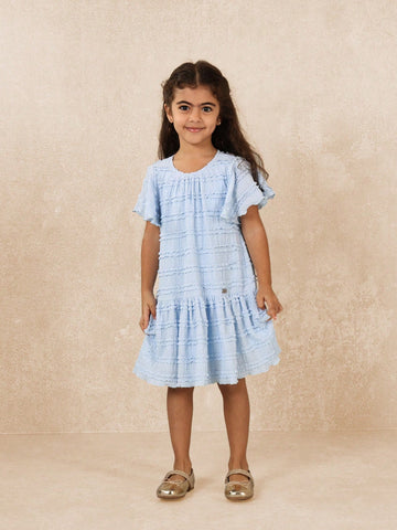 Young GirlsComfy Young Girls Jersey Lace Dress