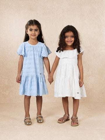 Young GirlsComfy Young Girls Jersey Lace Dress