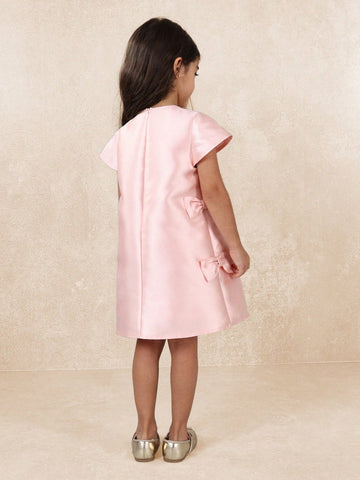 Young Girls Comfy Young Girls Bow Shift Dress
