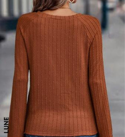 Solid Raglan Sleeve Tee