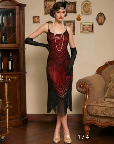 Fringe Hem Cami Dress Without Arm Sleeves